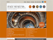 Tablet Screenshot of italy-museums.com
